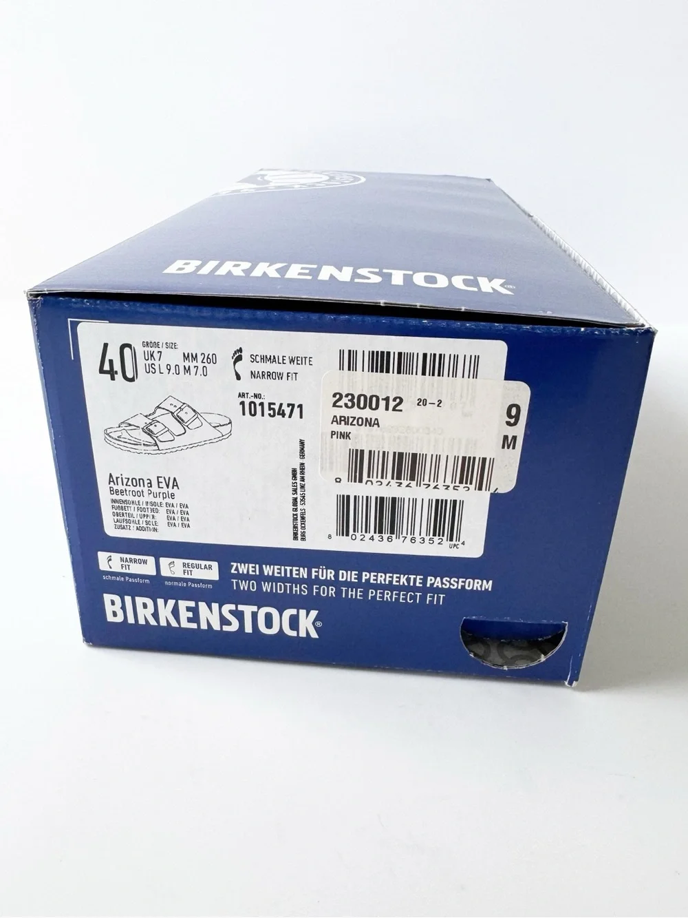Birkenstock Arizona EVA Sandal Beetroot - Bright Pink | 40 (9) NIB